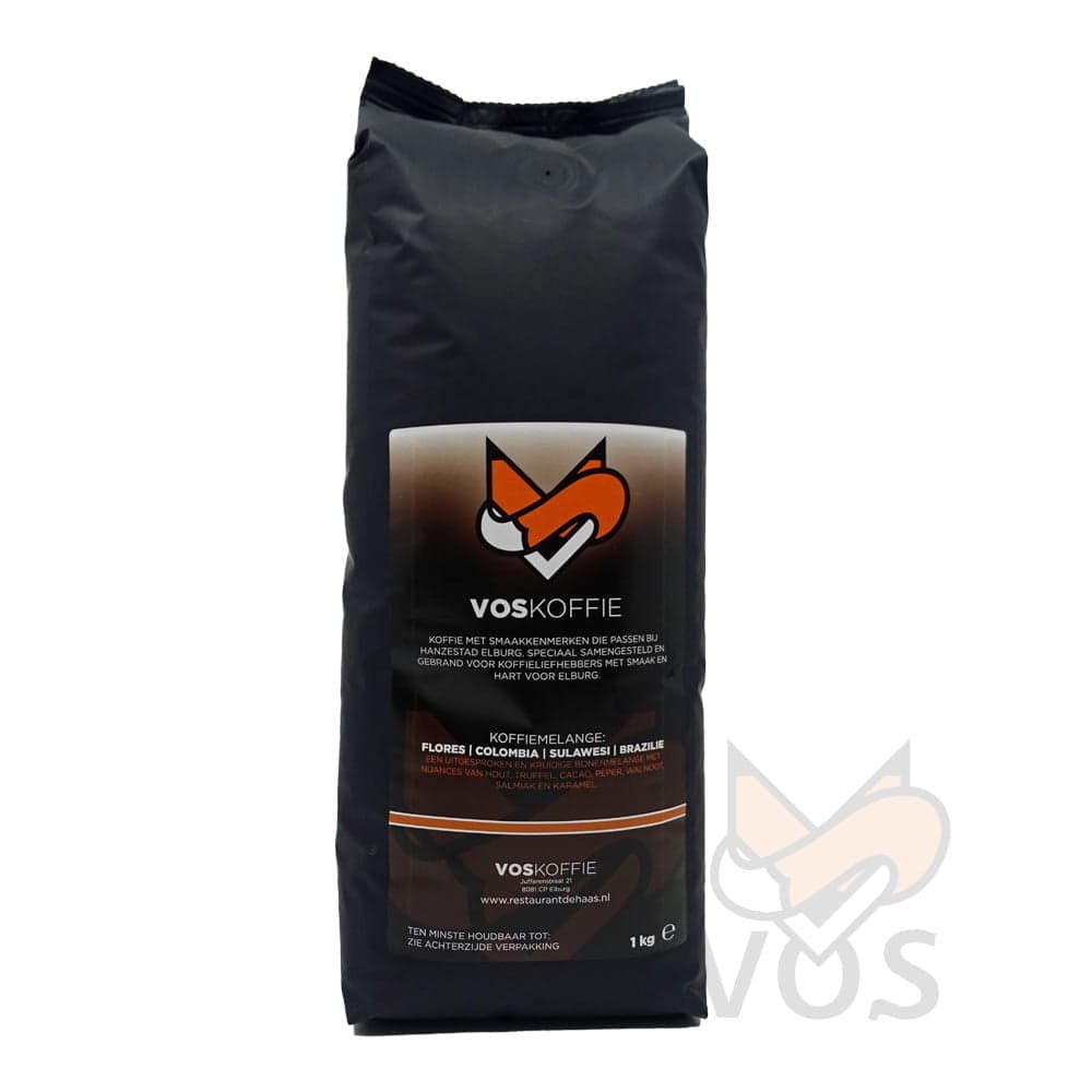 Zak Koffiebonen - Vos Koffie - 1 kg