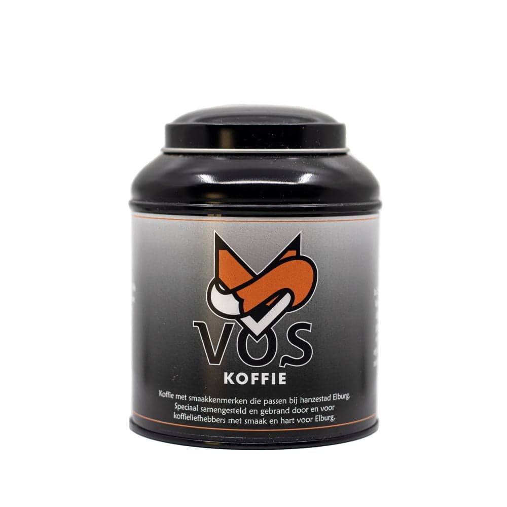 Blik koffiebonen - Vos Koffie - 200 gr